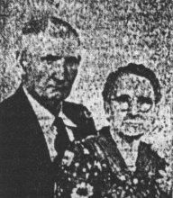 Mr. and Mrs. R.F. Thomas. 
(Image from microfilmed copy of the newspaper.)