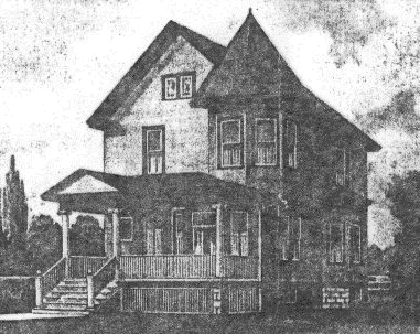 House #167, Sears Roebuck Modern Homes Catalog, published 1913.  Loren & Alcana Ferrin had one of these prefabricated homes built in Wilmore, Kansas, in 1912. The kit sold for $823.00!