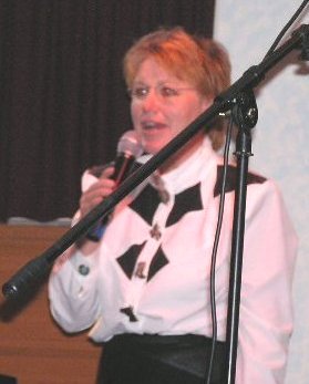 Vanita Blundell, emcee for the Wilmore Opry.