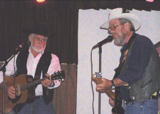 Daryl Schiff and Hitchiker (Gene Winter) perform at the Wilmore Opry.