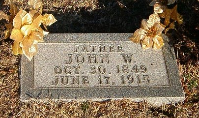 Gravestone for John W. York,

Crown Hill Cemetery, Comanche County, Kansas.

Photo by Bobbi (Hackney) Huck.