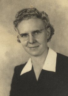  Ernestine Zeigler, Wilmore School Teacher, Wilmore, Ks, 1943 or 1944.Photograph from the collection of Wendel G. Ferrin