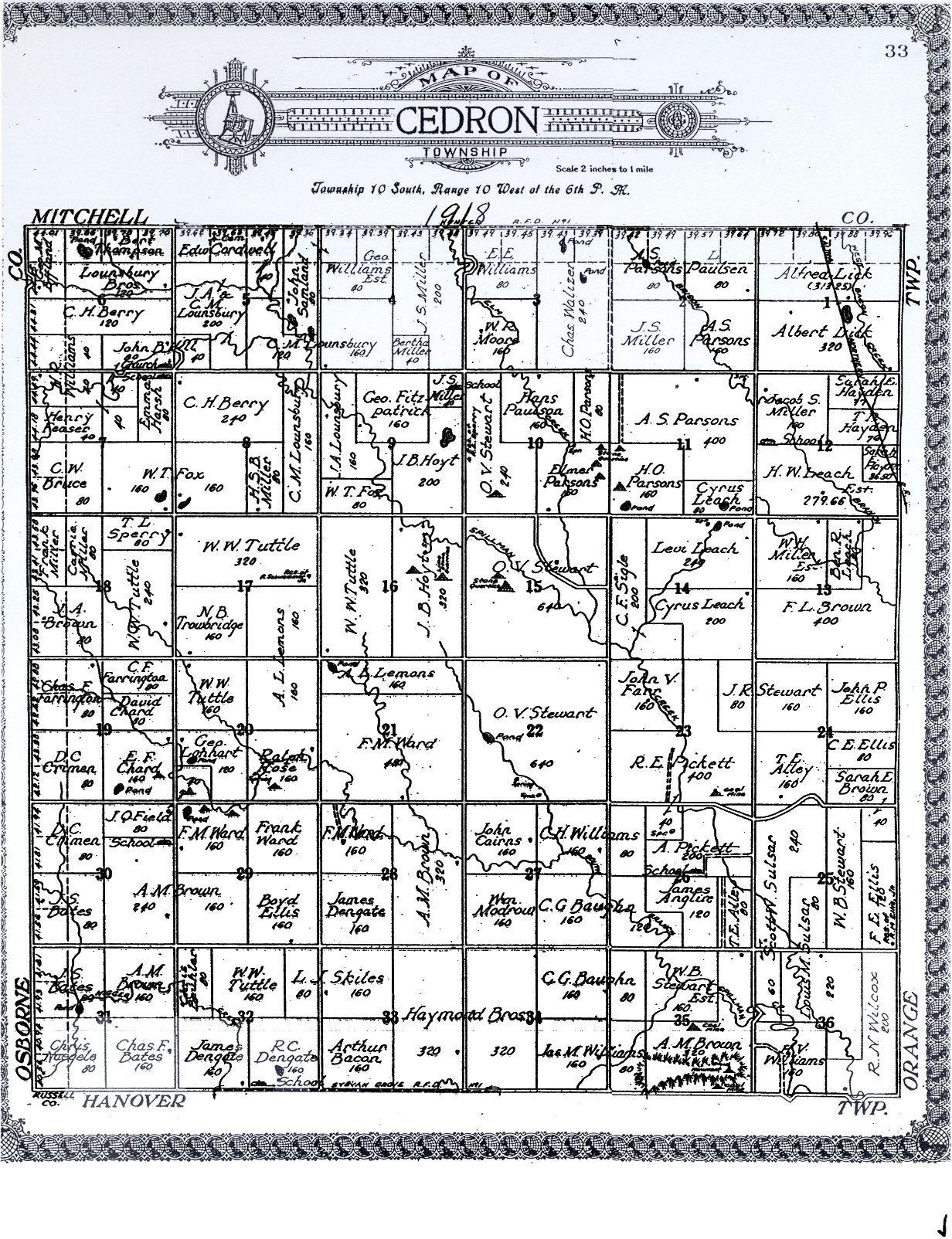 Lincoln County Kansas Maps