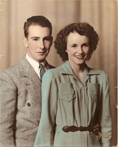 Photo of Bud Ward and Gladys Pearl Moyer Ward