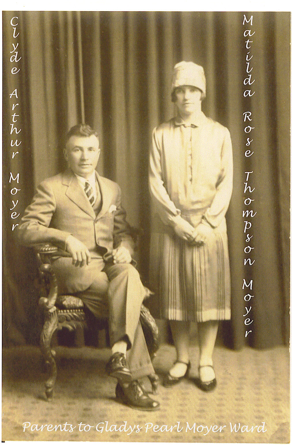 Photo of Clyde and Matilda Moyer