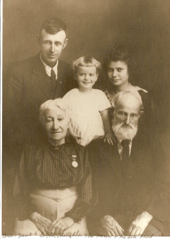 Photo of David Snyder Family, 4 generations