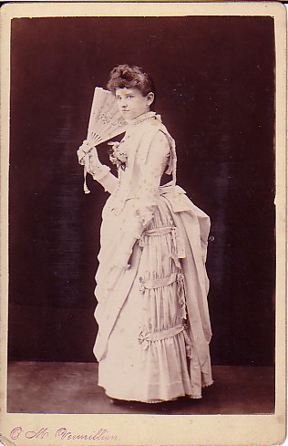 Photo of Della Collins, June 1888