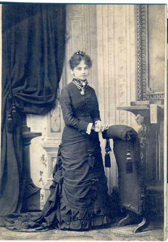 Photo of Margaret Dyer, about 1873