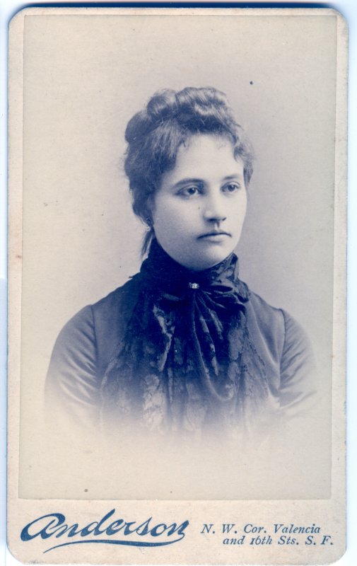 Photo of Margaret Dyer, in 1875