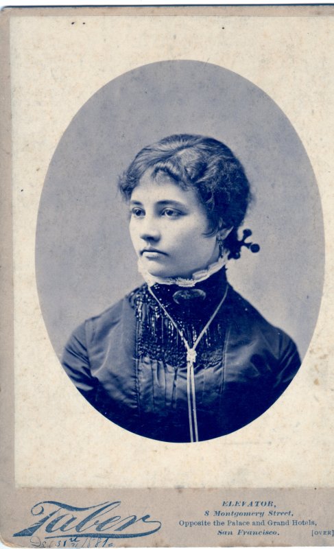 Photo of Margaret Dyer, in 1881