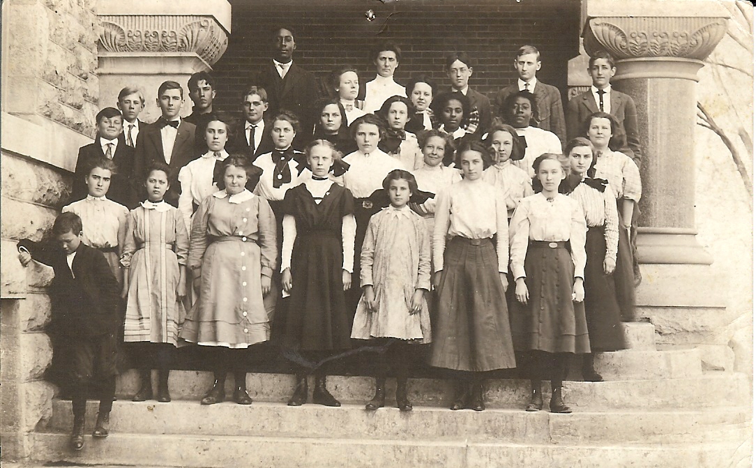 Photo of Seneca High School, early 1900's