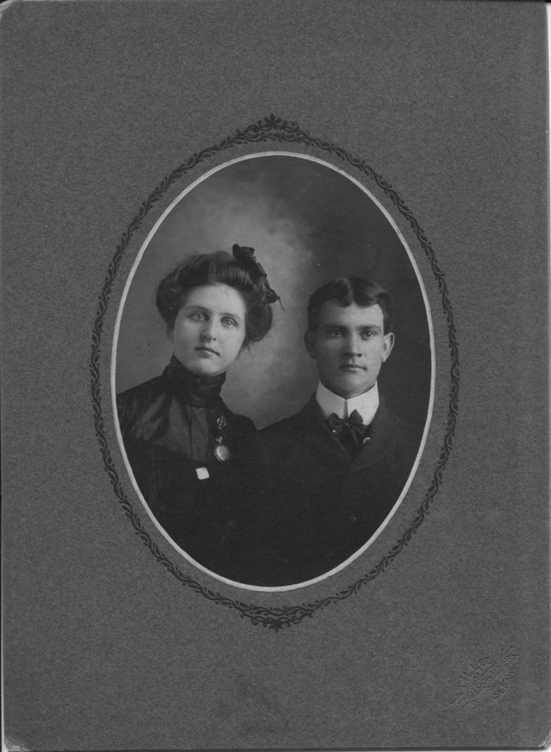 Photo of Clarence Virgil Myers and Cora