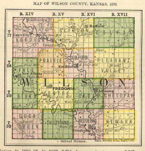 First Biennial Report, 1878, Wilson County, Kansas